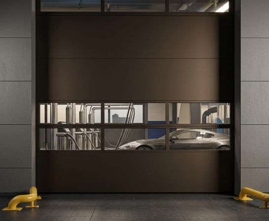 Панорамные ворота AluTherm в Буденновске