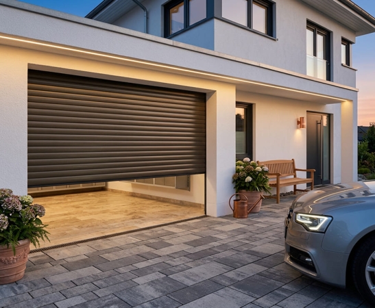 Ворота из роллетного профиля в Буденновске